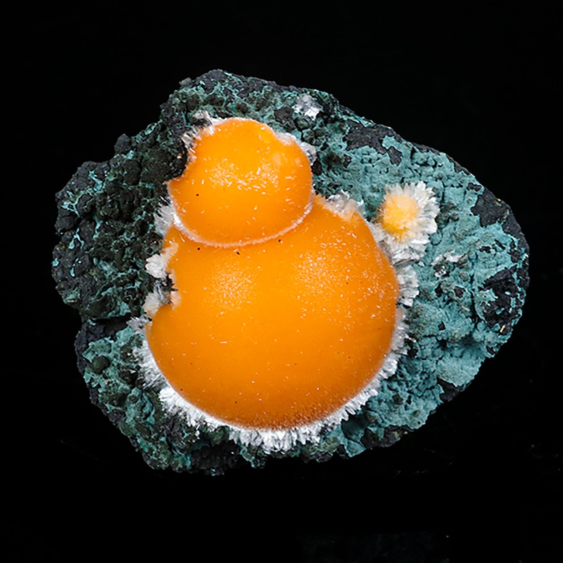 Thomsonite Orange Rare Find Natural Mineral Specimen # B 7048
