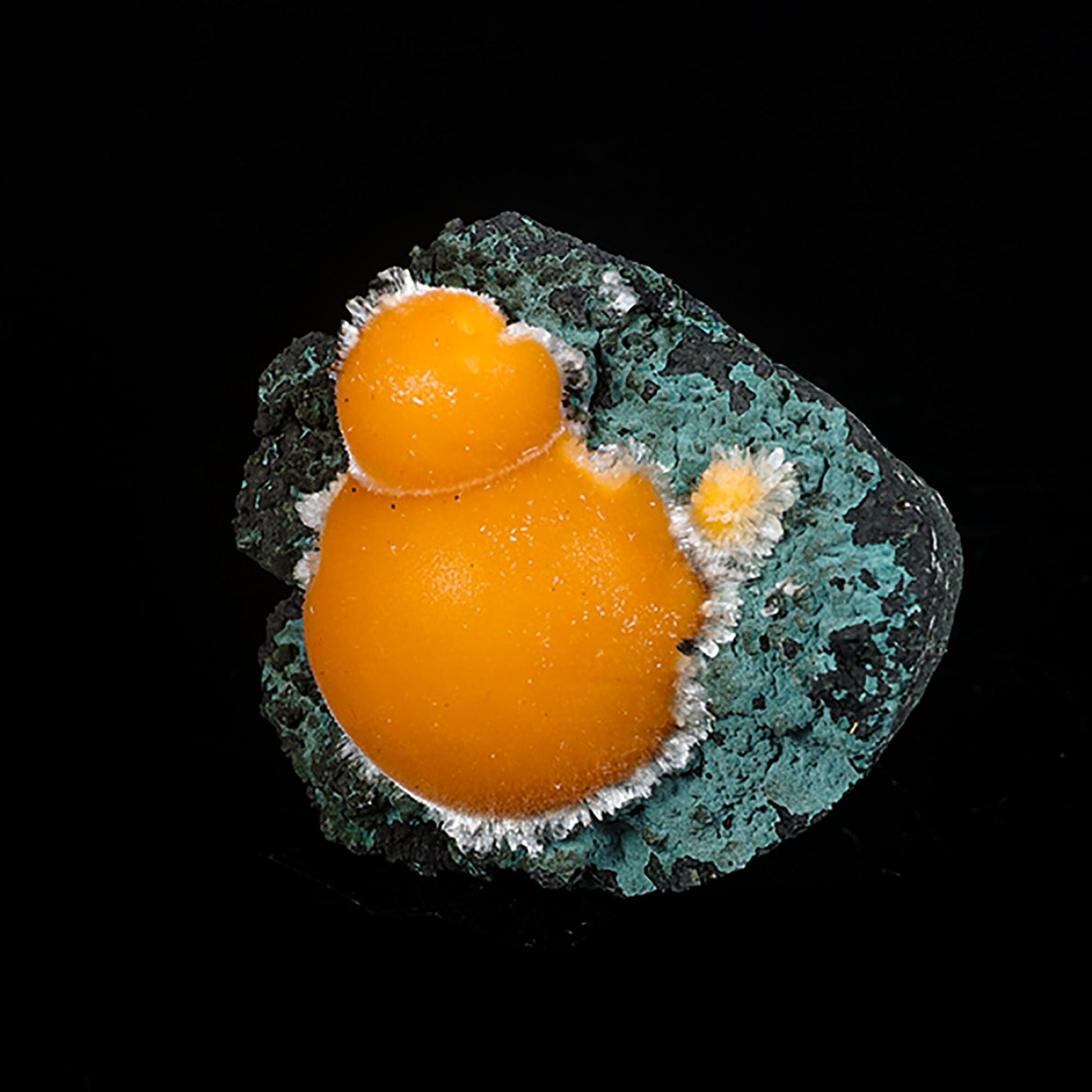 Thomsonite Orange Rare Find Natural Mineral Specimen # B 7048