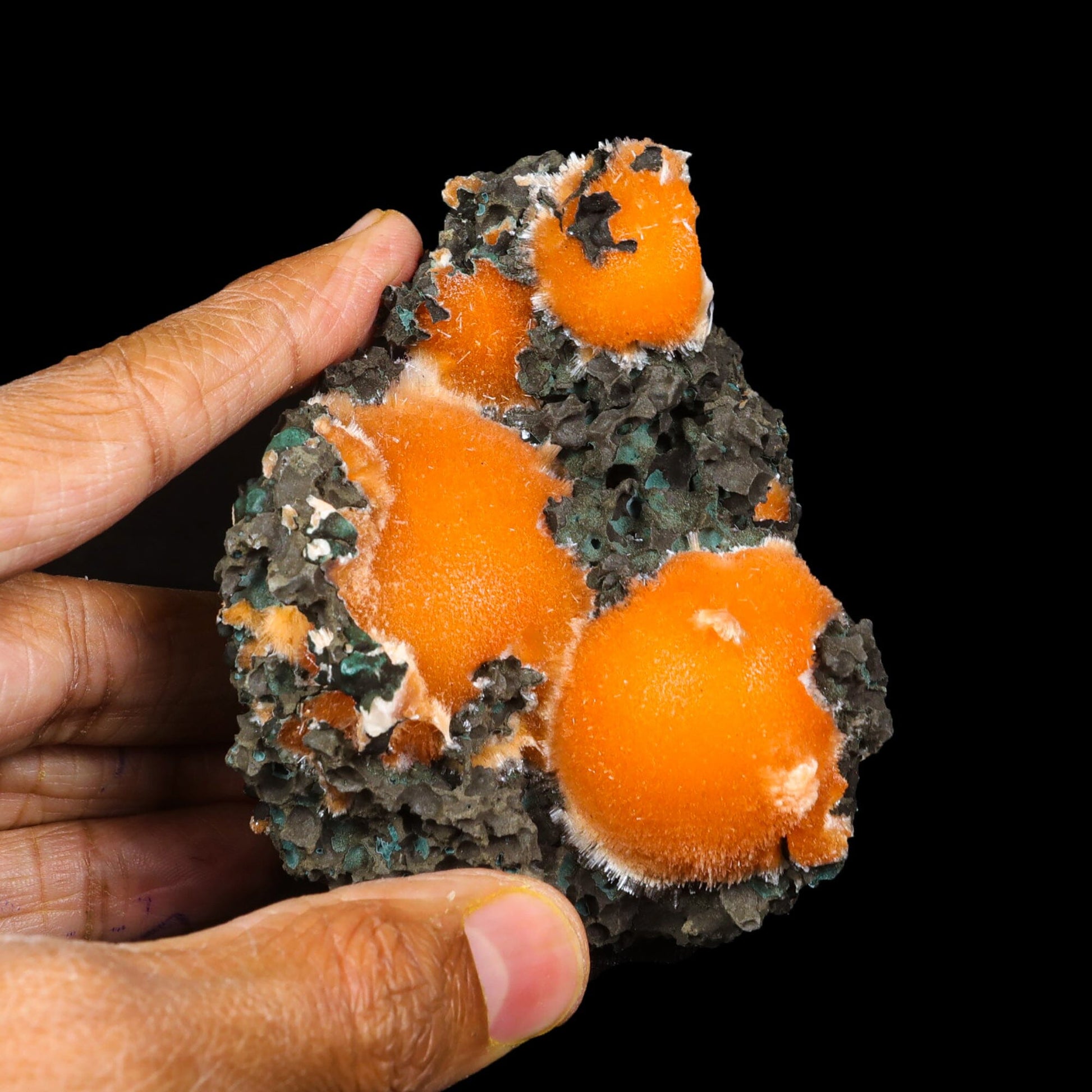 Thomsonite Orange Rare Find Natural Mineral Specimen # B 7071 Thomsonite Superb Minerals 