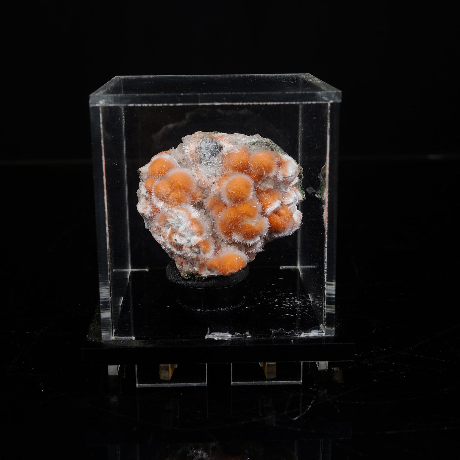 Thomsonite Orange Rare Find Natural Mineral Specimen # B 7115 Thomsonite Superb Minerals 