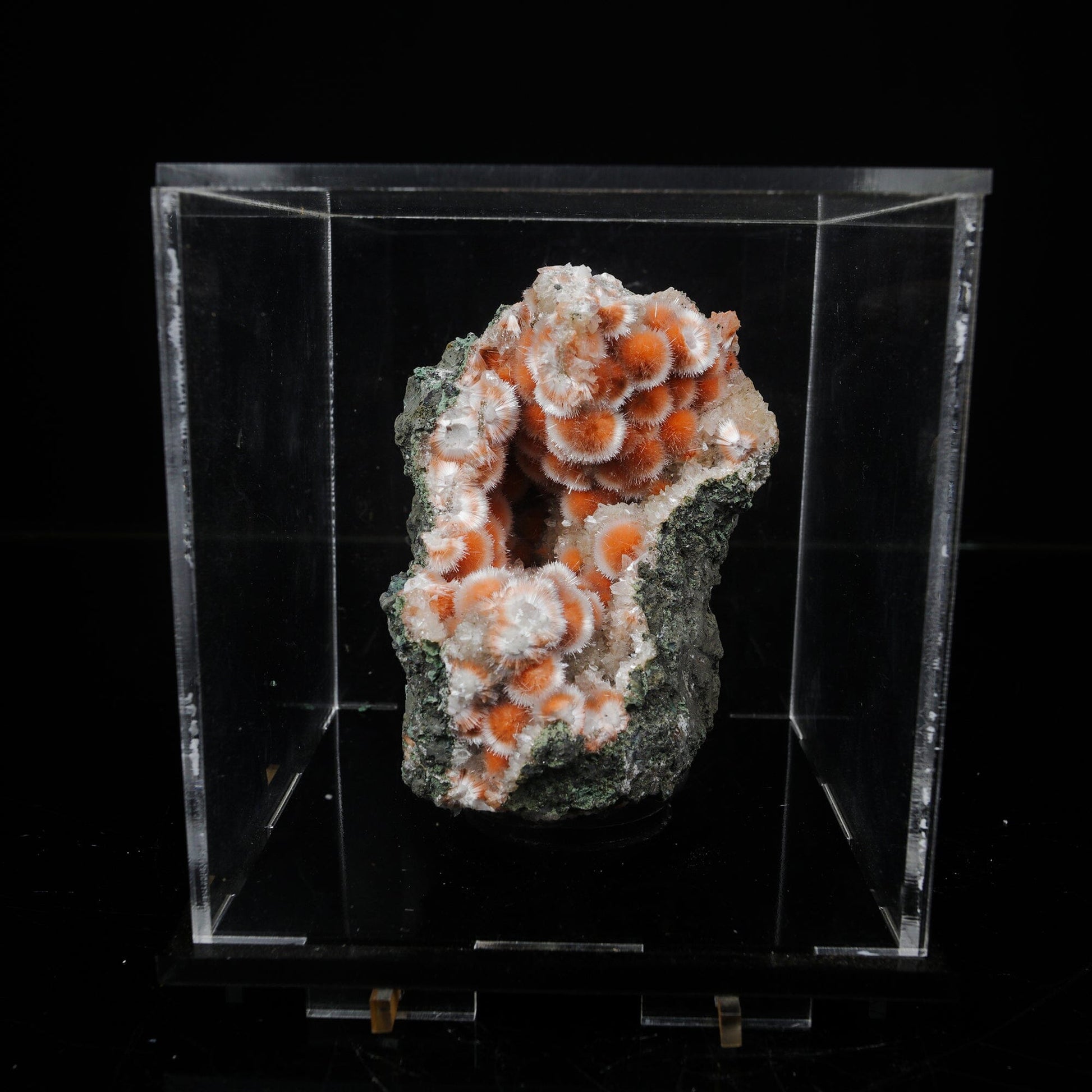 Thomsonite Orange Rare Find Natural Mineral Specimen # B 7119 Thomsonite Superb Minerals 
