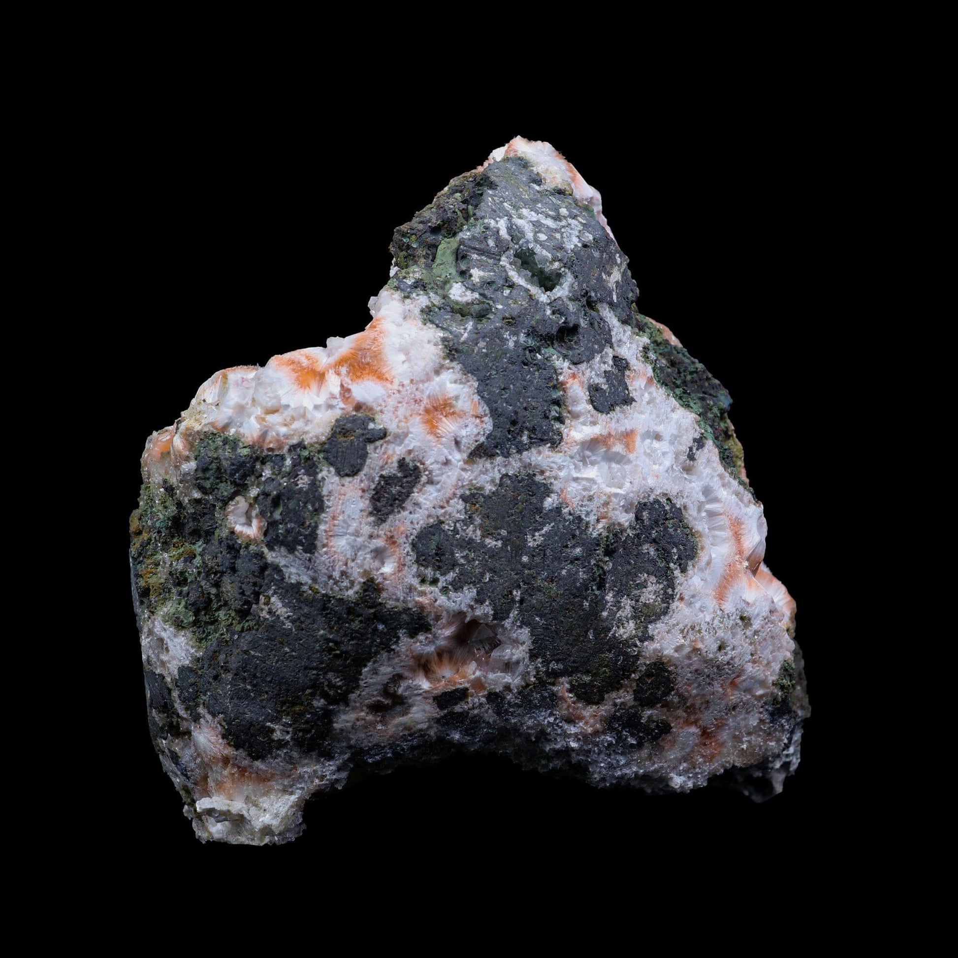Thomsonite With Mesolite Natural Mineral Specimen # B 6878