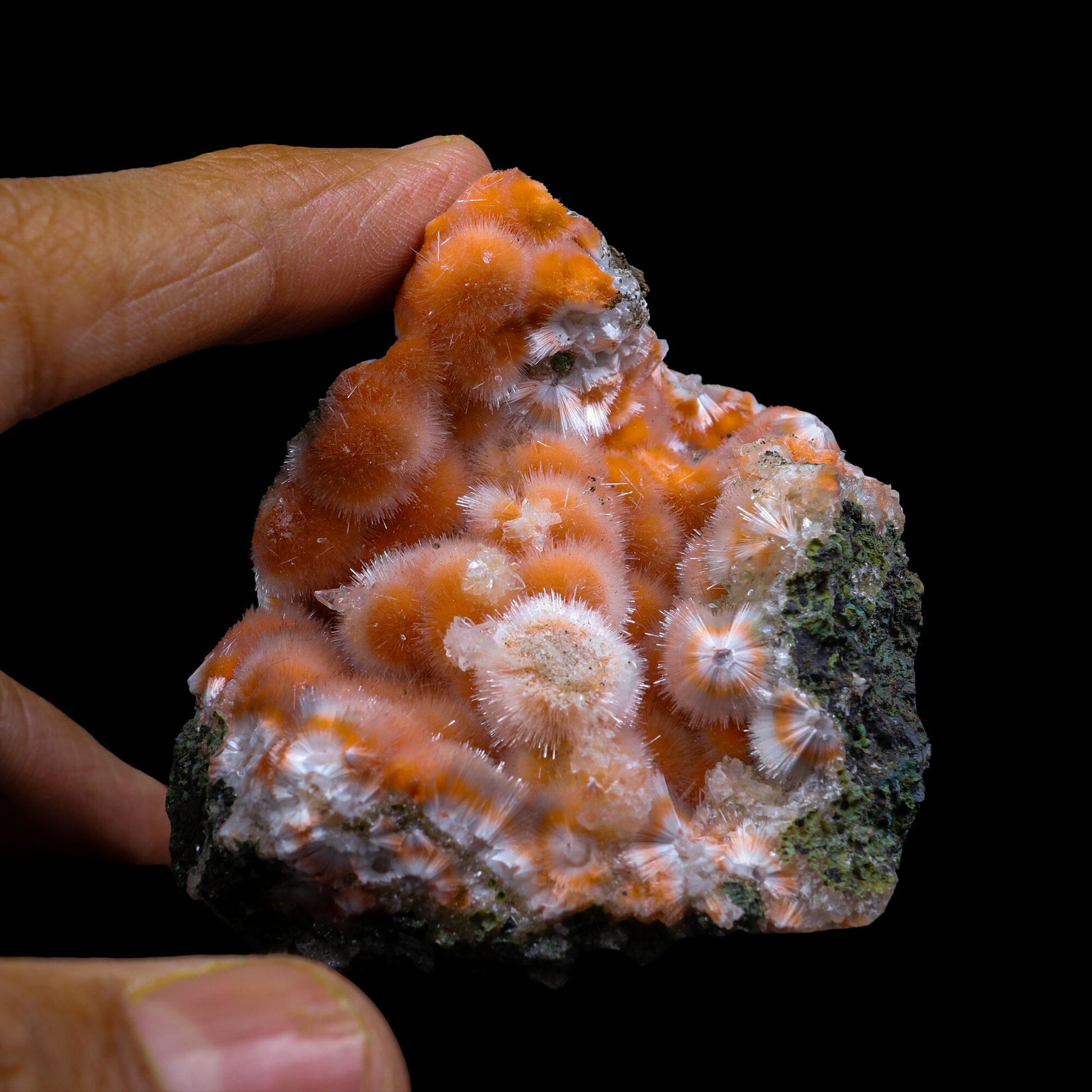 Thomsonite With Mesolite Natural Mineral Specimen # B 6878