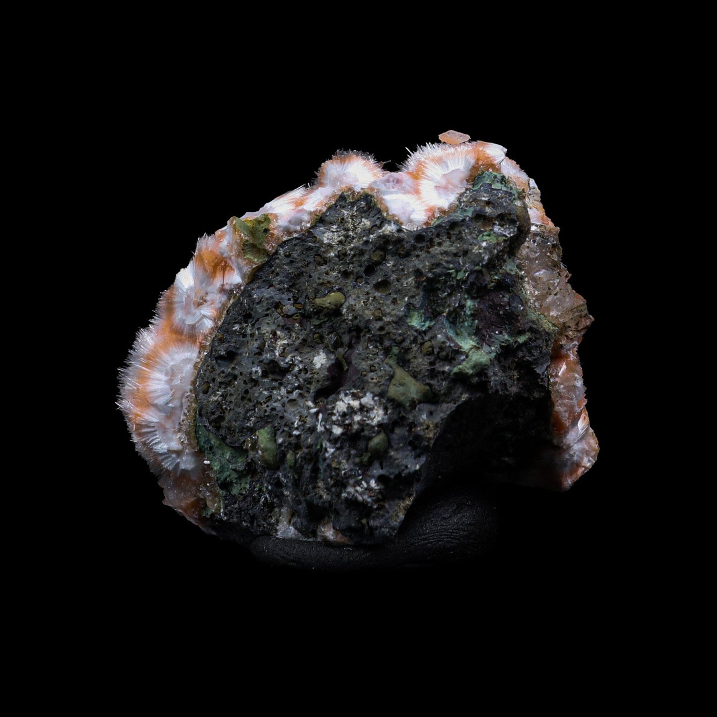 Thomsonite With Mesolite Natural Mineral Specimen # B 6890
