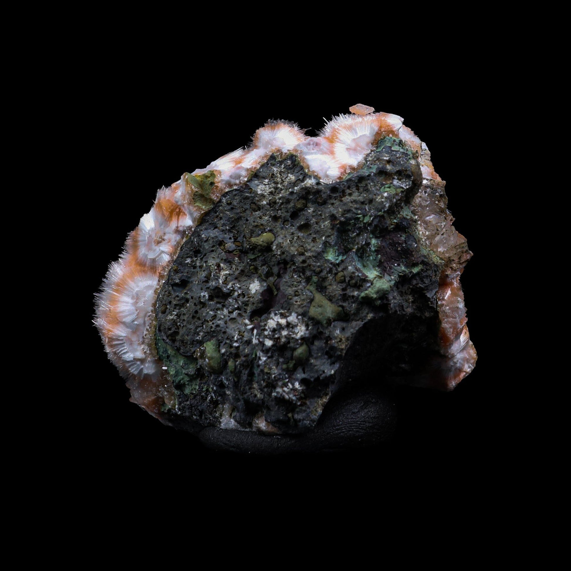 Thomsonite With Mesolite Natural Mineral Specimen # B 6890