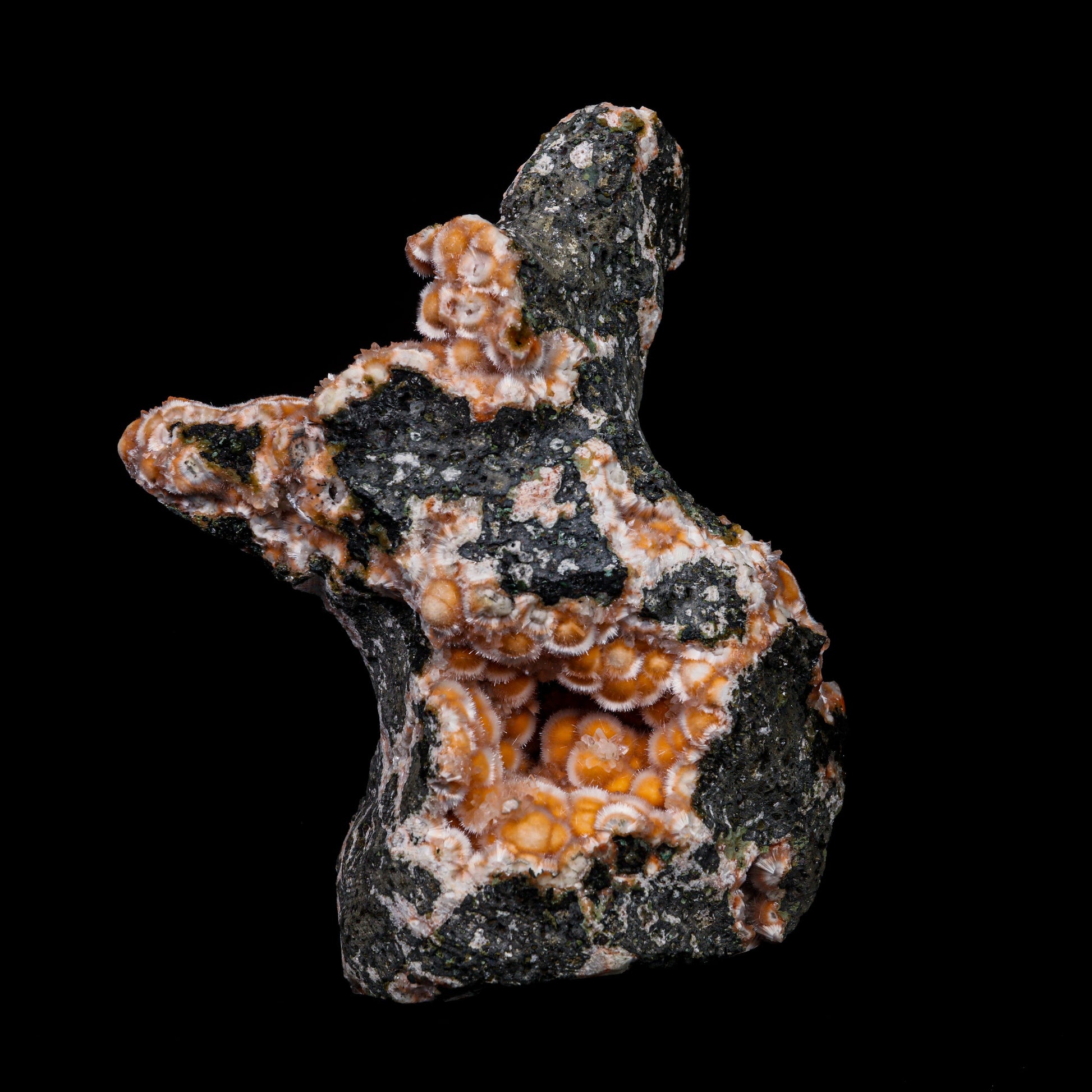 Thomsonite With Mesolite Natural Mineral Specimen # B 6915