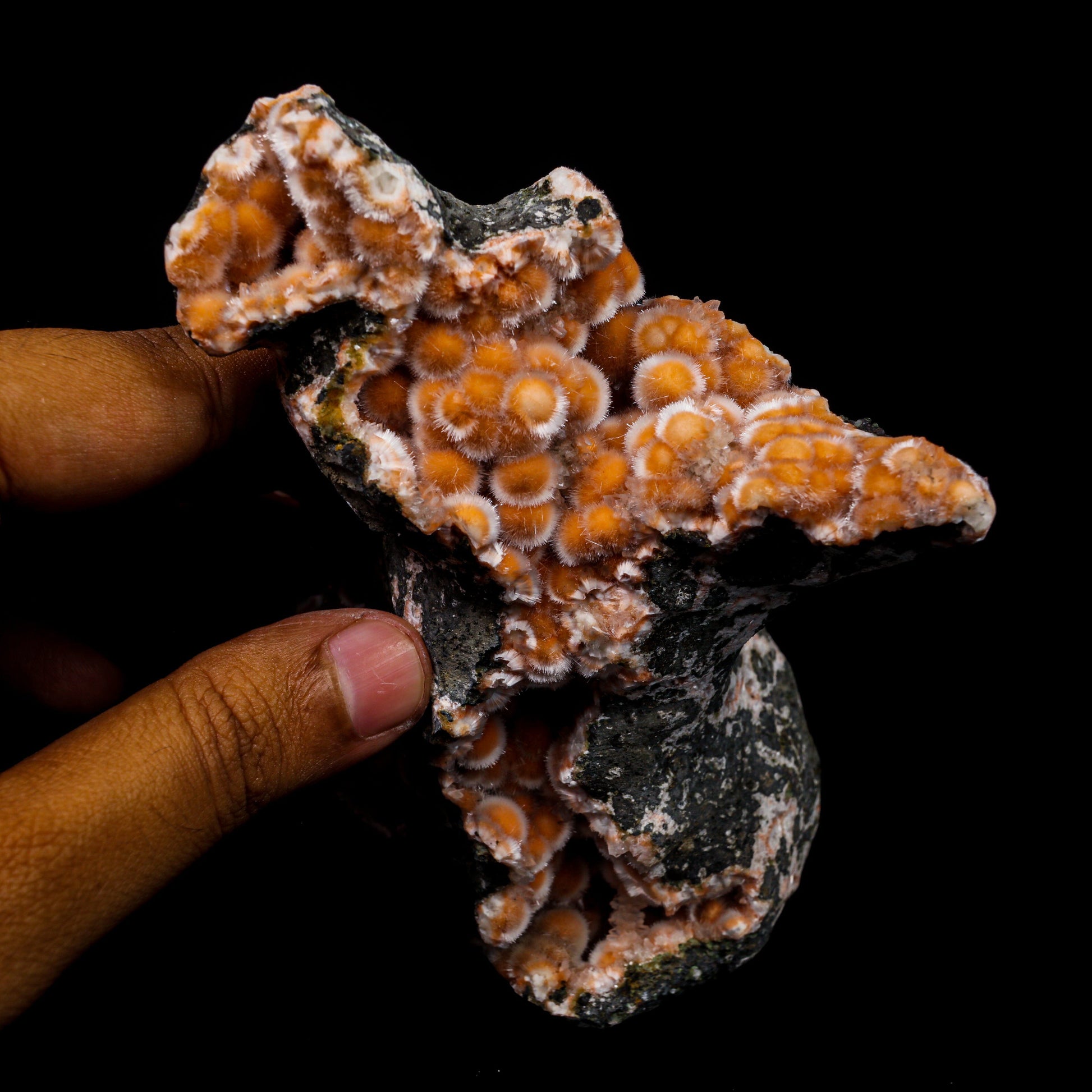 Thomsonite With Mesolite Natural Mineral Specimen # B 6915