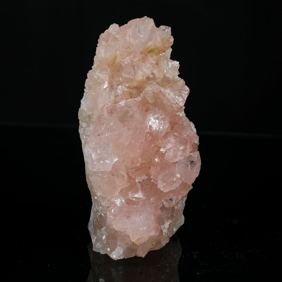Ultra-Rare Pink Apophyllite Cluster with Sharp Terminations – First Find Lustrous Indian Mineral Specimen from Madhya Pradesh # B 7229 Apophyllite Superb Minerals 