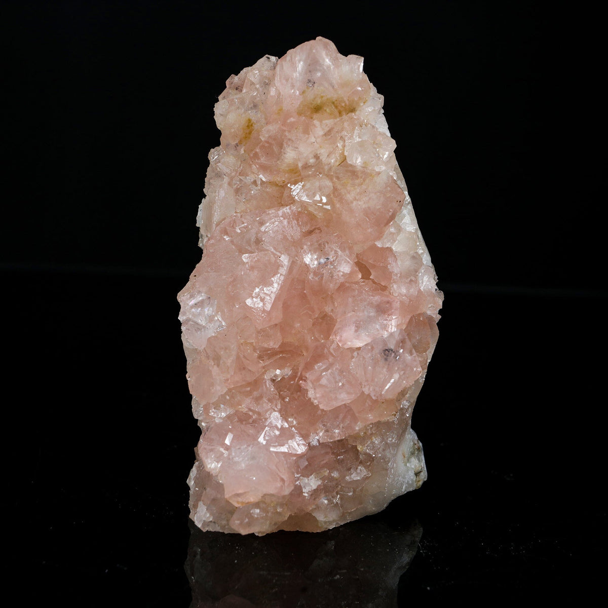 Ultra-Rare Pink Apophyllite Cluster with Sharp Terminations – First Find Lustrous Indian Mineral Specimen from Madhya Pradesh # B 7229 Apophyllite Superb Minerals 