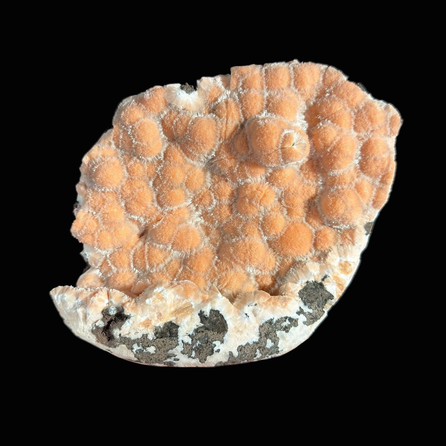 Very Rare Orange Thomsonite Self-Standing Crystal Specimen | Nashik, India | Collector Mineral # DKT3