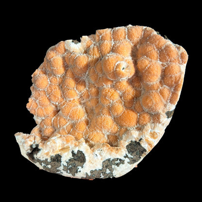 Very Rare Orange Thomsonite Self-Standing Crystal Specimen | Nashik, India | Collector Mineral # DKT3