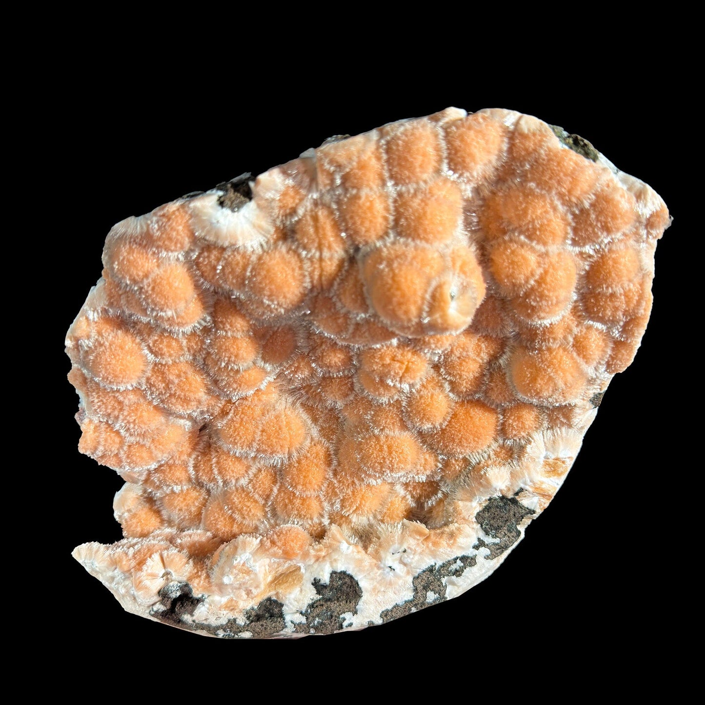 Very Rare Orange Thomsonite Self-Standing Crystal Specimen | Nashik, India | Collector Mineral # DKT3