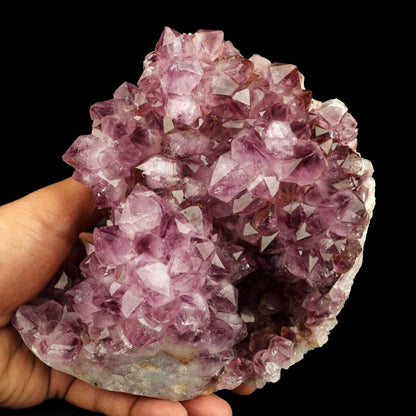 Amethyst Purple Crystal Natural Mineral Specimen # B 2103 Stunning Amethyst Crystal Clusters from India. Cut Base, Premium Quality Specimens. These beautiful purple Amethyst Clusters all come with a flat (cut) base so they stand upright easily.. In excellent condition. Primary Mineral(s): AmethystSecondary Mineral(s): N/AMatrix: Heulandite16 cm x 13 cm 1610 Gms