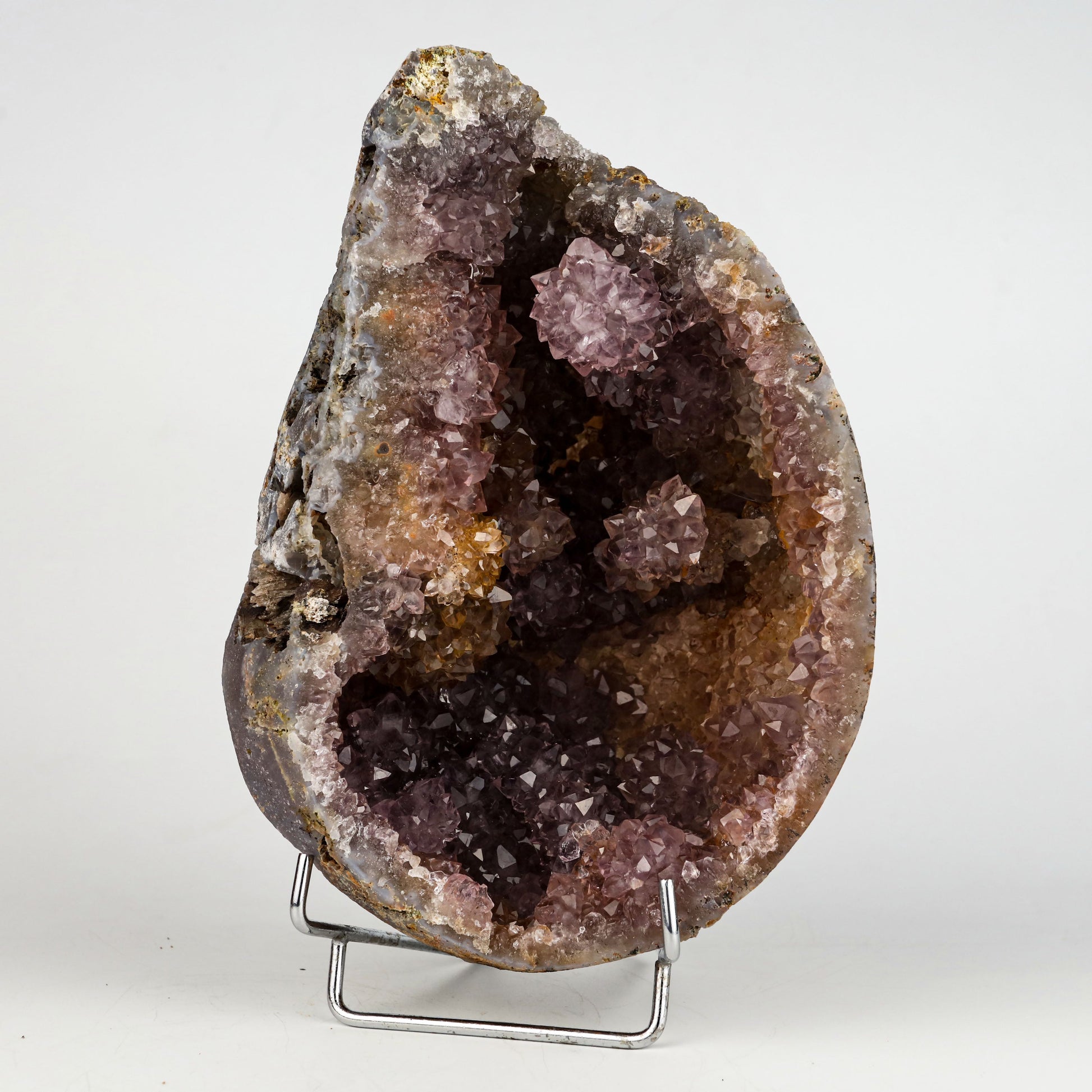 Amethyst Purple Crystals Geode (2 Halves ) Natural Mineral Specimen # B 5004 Amethyst Superb Minerals 