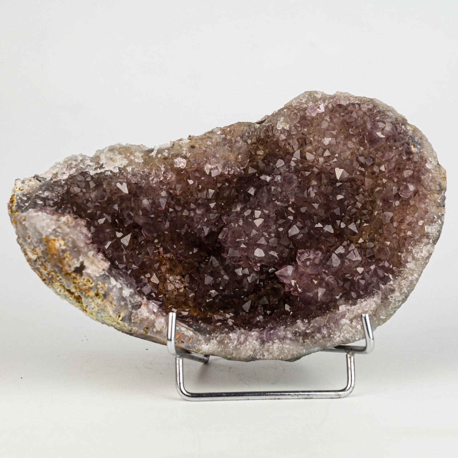 Amethyst Purple Crystals Geode (2 Halves ) Natural Mineral Specimen # B 5004 Amethyst Superb Minerals 