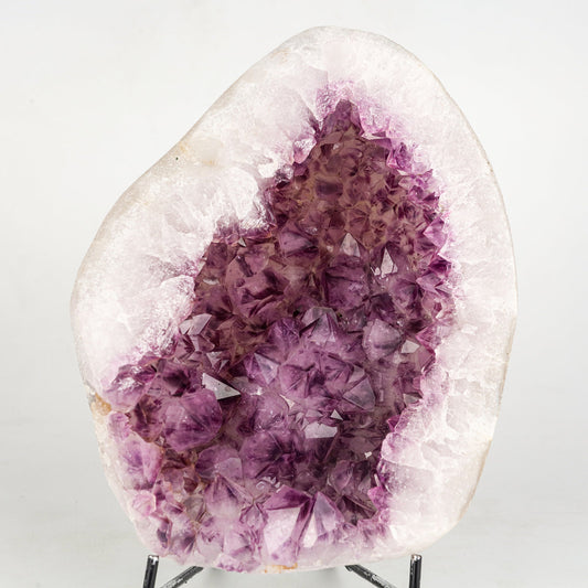 Amethyst Sparkling Crystals Geode in Half Natural Mineral Specimen # B 6241 Amethyst Superb Minerals 
