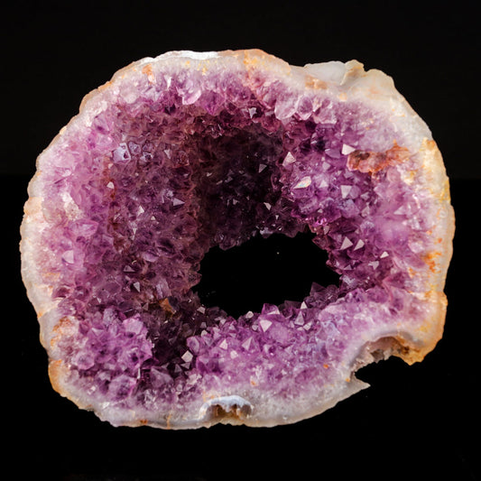 Amethyst Sparkling Crystals Geode in Half Natural Mineral Specimen # B 6578 Amethyst Superb Minerals 