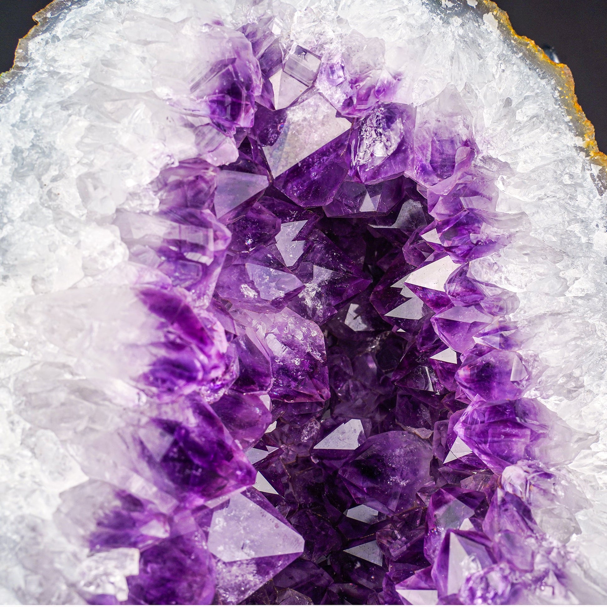 Amethyst Sparkling Crystals Geode in two Half's Natural Mineral Specimen # B 6115 Amethyst Superb Minerals 