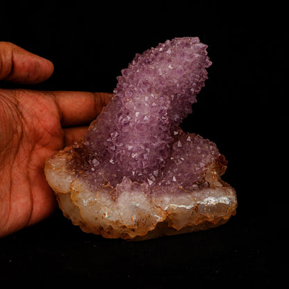 Amethyst Sparkling Twin Cactus Formation Natural Mineral Specimen # B…  https://www.superbminerals.us/products/amethyst-sparkling-twin-cactus-formation-natural-mineral-specimen-b-5293  Features: Beautiful and extremely aesthetic. A plate of amethyst quartz crystals with overgrowths of smaller amethyst crystals, all with unaltered terminations. The crystals of these Amethysts are transparent to translucent and have a vitreous luster. They are absolutely unique in the world due to their beauty 