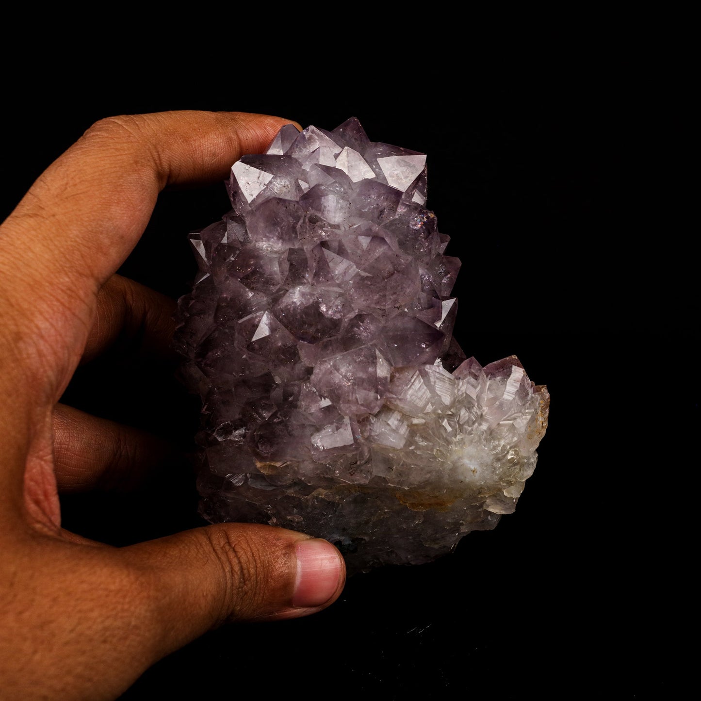 Amethyst Sprakling Crystals Natural Mineral Specimen # B 5726 Fluorite Superb Minerals 