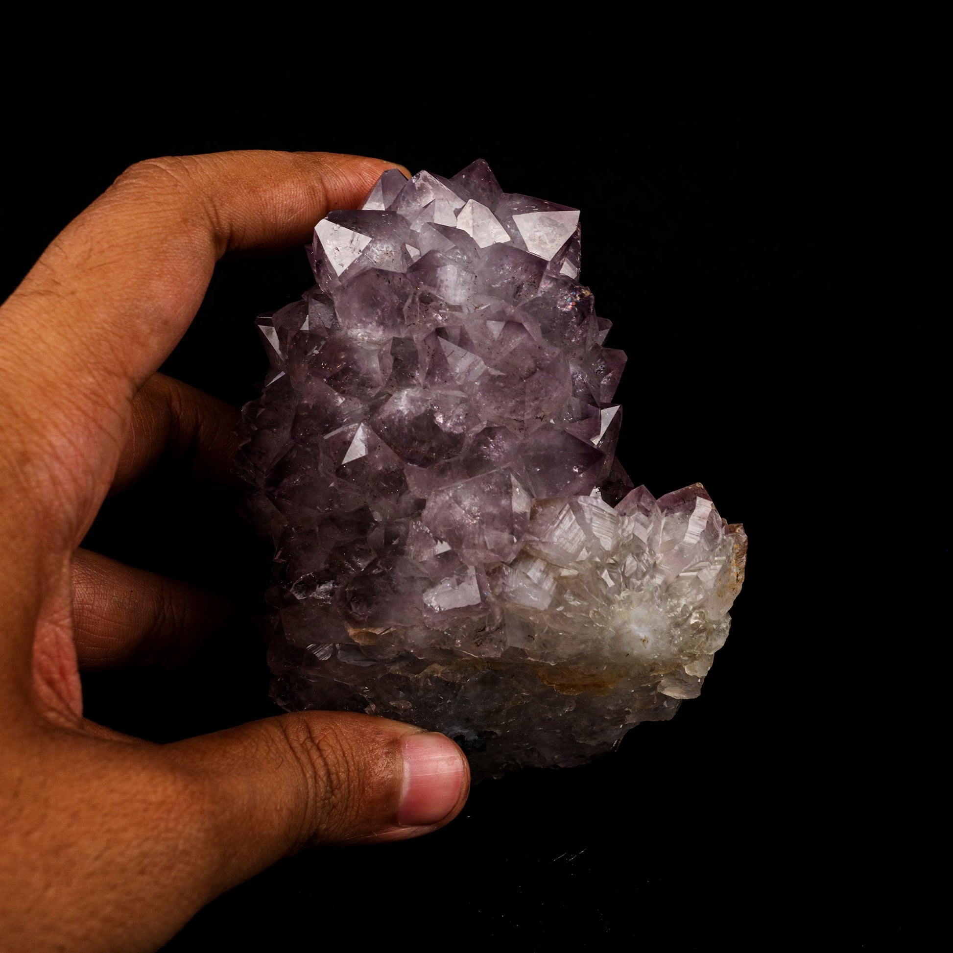 Amethyst Sprakling Crystals Natural Mineral Specimen # B 5726 Fluorite Superb Minerals 