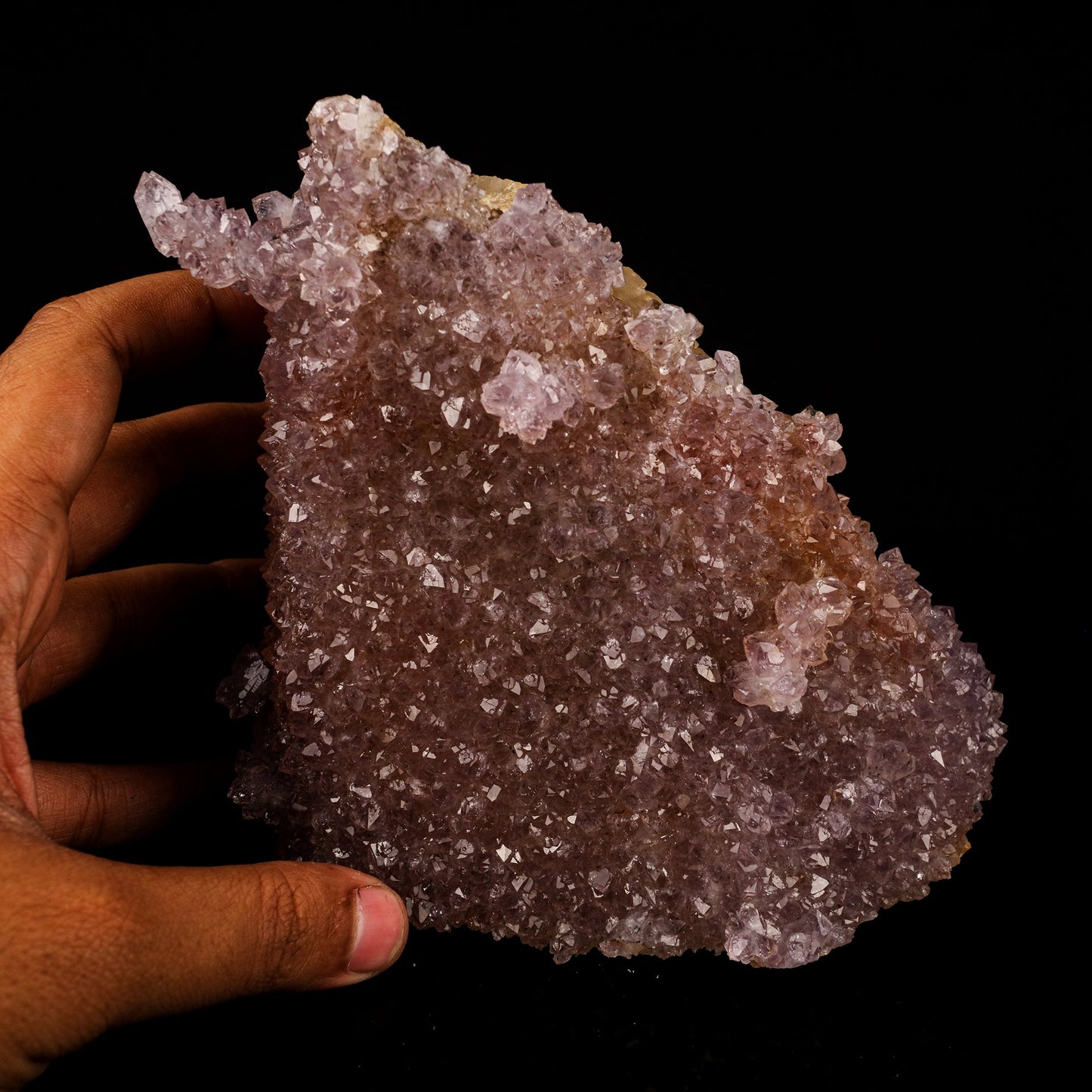 Amethyst Sprakling Crystals with Calcite Natural Mineral Specimen # B 5761 Amethyst Superb Minerals 