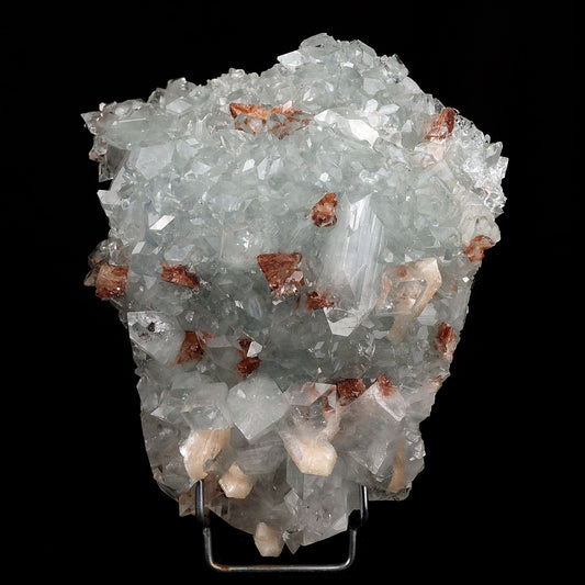 Apophyllite crystal with Stilbite & Heulandite Natural Mineral Specime…  https://www.superbminerals.us/products/apophyllite-crystal-with-stilbite-heulandite-natural-mineral-specimen-b-3721  Features:This large plate is covered with exceptional Stilbite and Apophyllite crystals. The contrast between the pearly Stilbite and the glassy, transparent Apophyllite crystals is eye-catching, and the entire piece sparkles. A great piece, no damage. Primary Mineral(s): Apophyllite Secondary Mineral(s): Stilbite