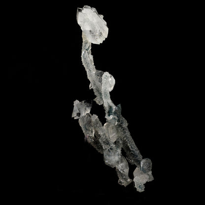 Apophyllite Crystals on Sparkling MM Quartz Stalactite Natural Mineral Specimen # B 6079 Apophyllite Superb Minerals 