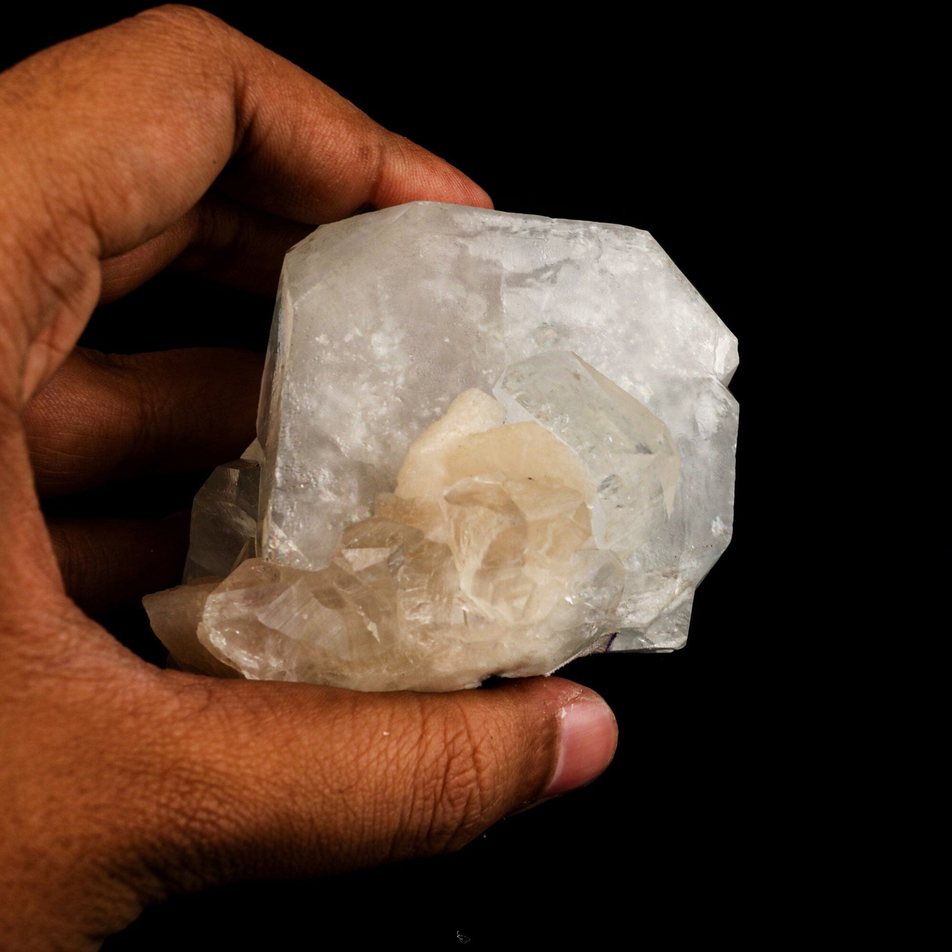 Apophyllite Cube Natural Mineral Specimen # B 6539 Heulandite Superb Minerals 
