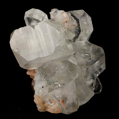 Apophyllite Cube with stilbite and Chalcedony Natural Mineral Specimen # B 5449 apophyllite Superb Minerals 