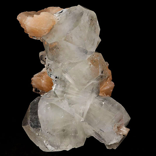 Apophyllite Cube with Stilbite Natural Mineral Specimen# B 5433 Apophylite Superb Minerals 