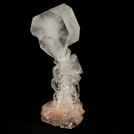 Apophyllite Cube with stilbite Natural Mineral Specimen # B 5457 Apophylite Superb Minerals 