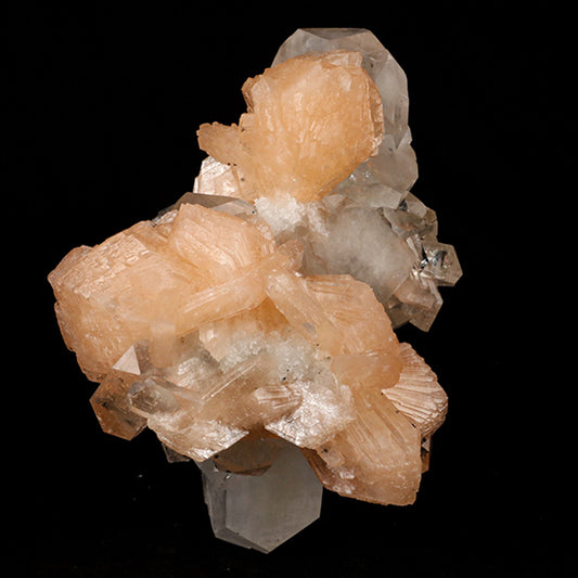 Apophyllite Cube with stilbite Natural Mineral Specimen # B 5461 apophyllite Superb Minerals 