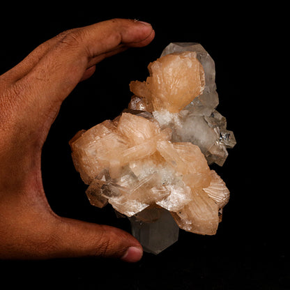 Apophyllite Cube with stilbite Natural Mineral Specimen # B 5461 apophyllite Superb Minerals 