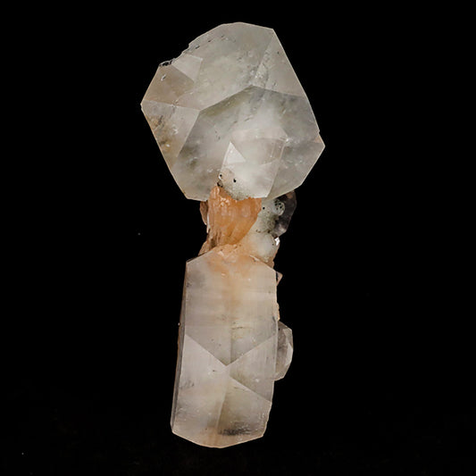 Apophyllite Cube with Stilbite on Chalcedony Natural Mineral Specimen# B 5437 Apophylite Superb Minerals 