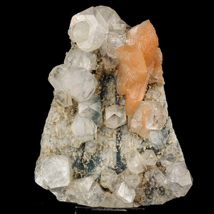 Apophyllite Cubes with Stilbite and Chalcedony Natural Mineral Specimen # B 5910 Apophyllite Superb Minerals 