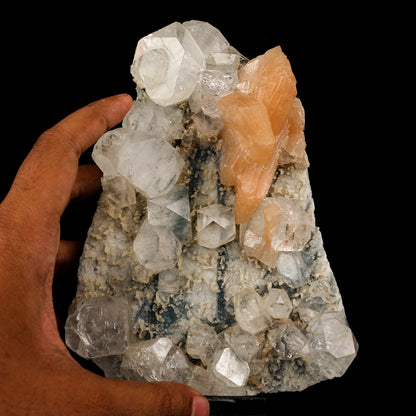 Apophyllite Cubes with Stilbite and Chalcedony Natural Mineral Specimen # B 5910 Apophyllite Superb Minerals 