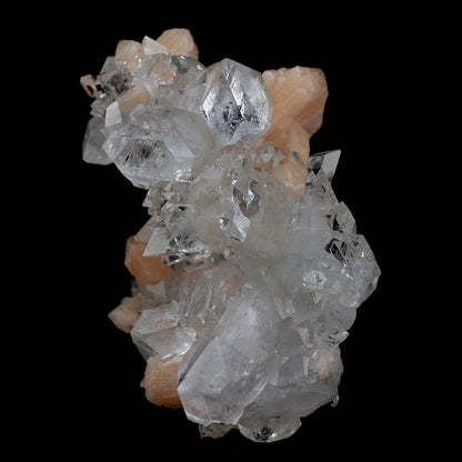 Apophyllite Gemmy Crystals with Stilbite Natural Mineral Specimen # B …  https://www.superbminerals.us/products/apophyllite-gemmy-crystals-with-stilbite-natural-mineral-specimen-b-4057  Features:Very fine classic Apophyllite specimen with Stilbite on Quartz from the Jalgaon area Deccan Trap flood Basalts. Sharply formed crystals of Apophyllite, displaying strong development of prism and pyramidal faces. Crystals of Apophyllite have pleasing colourless gemmy pyramidal areas, and translucent prism