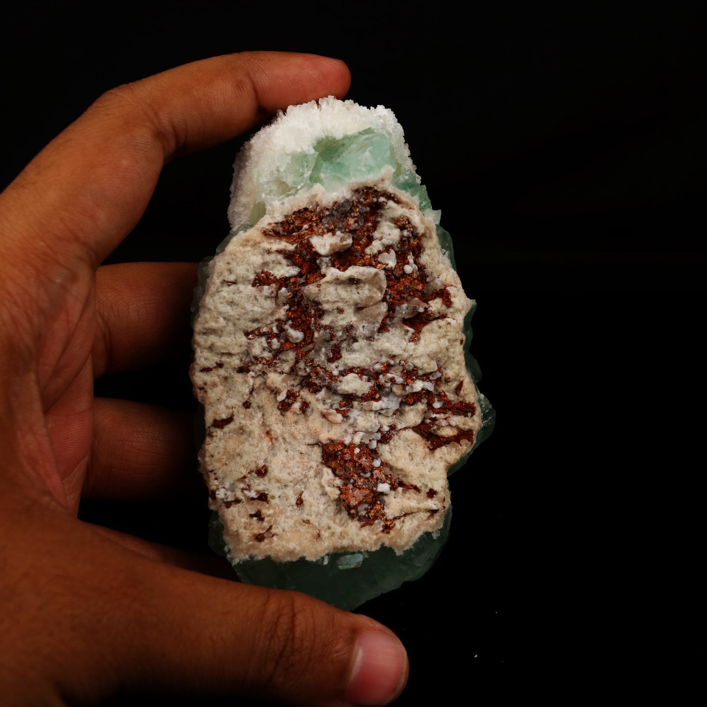 Apophyllite Green Cube with Mordenite Natural Mineral Specimen # B 5970 Apophyllite Superb Minerals 