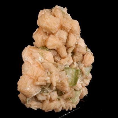 Apophyllite green cube with Stilbite Natural Mineral Specimen # B 6513 Apophyllite Superb Minerals 