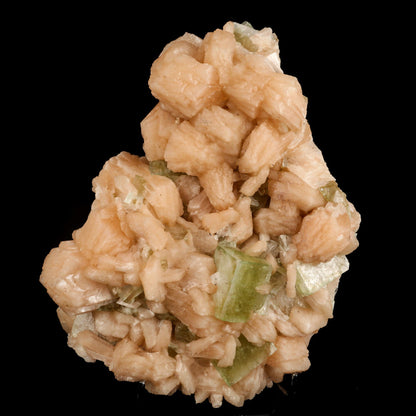 Apophyllite green cube with Stilbite Natural Mineral Specimen # B 6513 Apophyllite Superb Minerals 