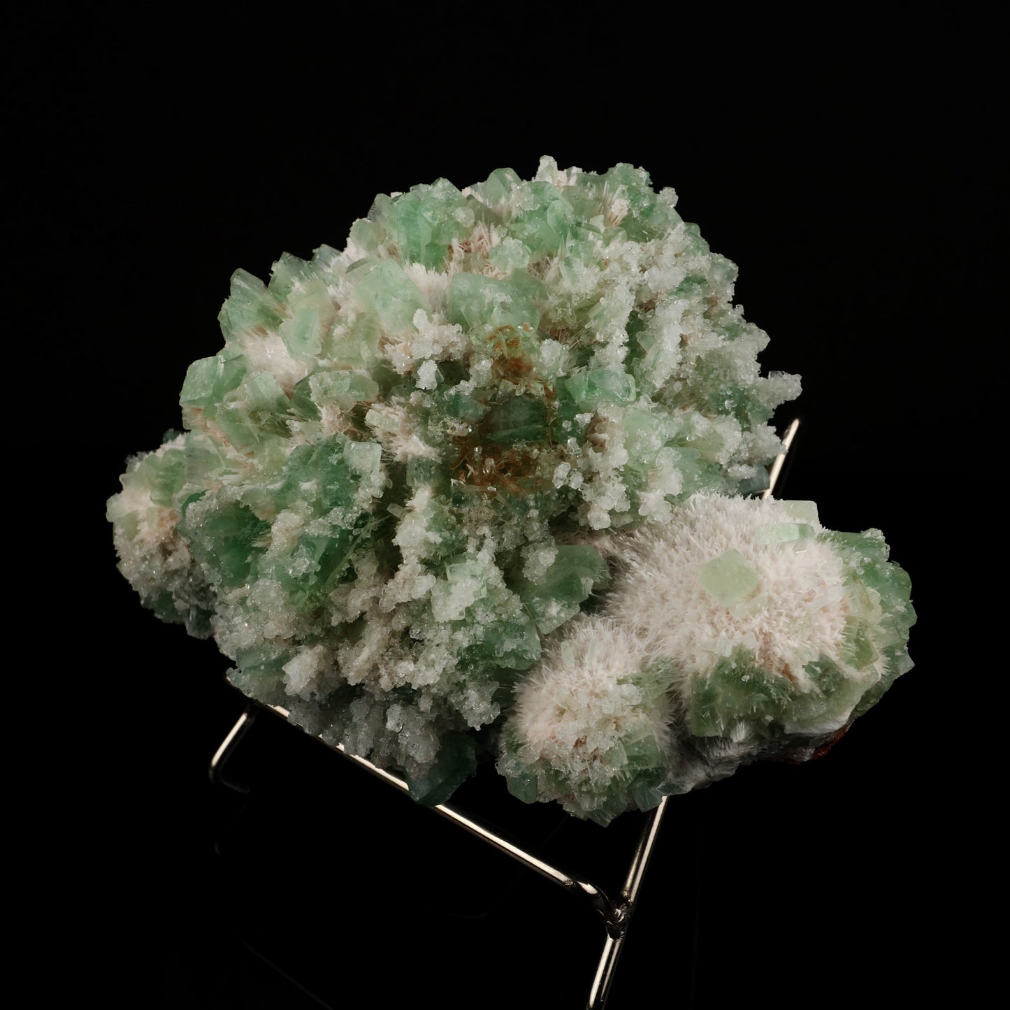 Apophyllite Green with Mordenite Natural Mineral Specimen # B 5601 Apophyllite Superb Minerals 