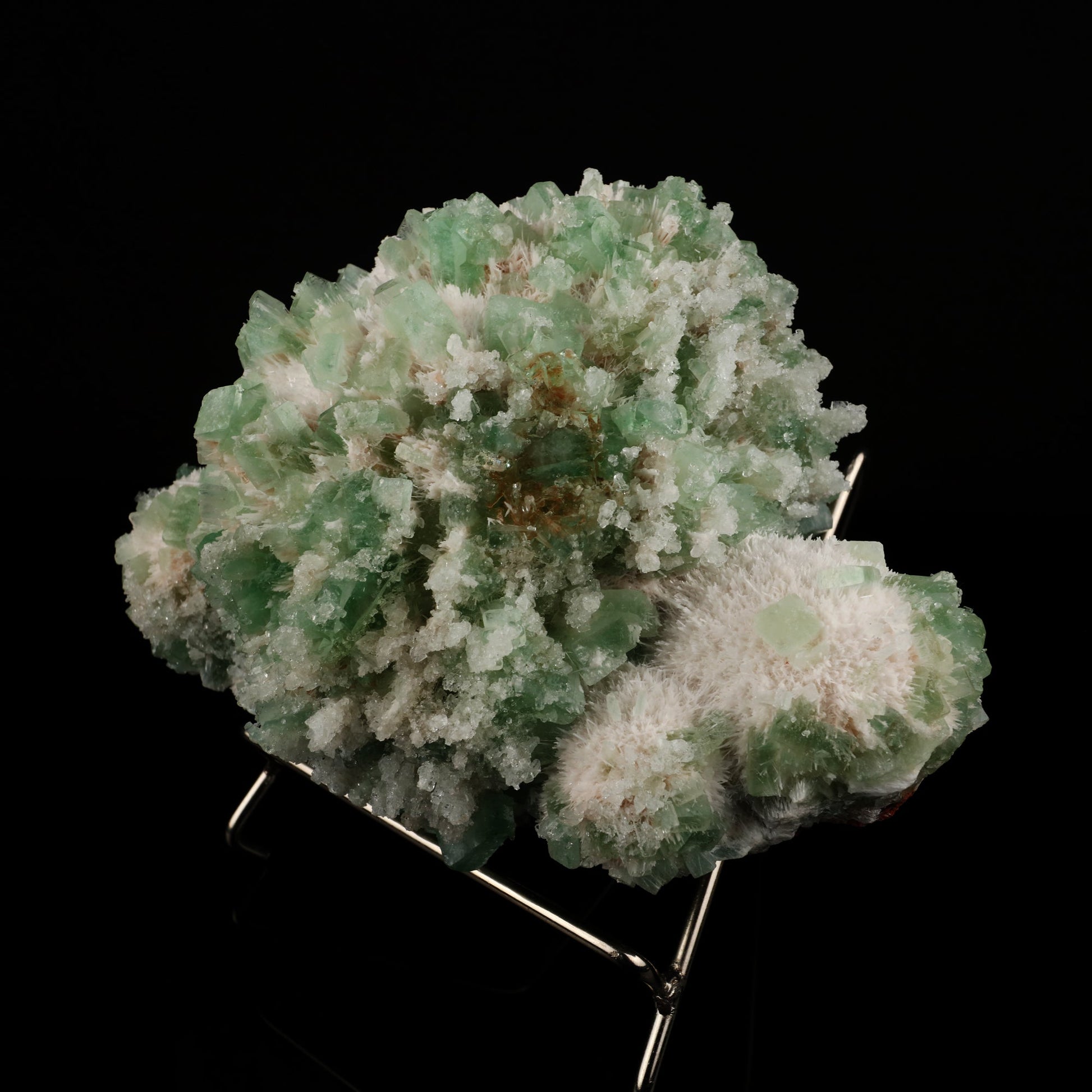 Apophyllite Green with Mordenite Natural Mineral Specimen # B 5601 Apophyllite Superb Minerals 