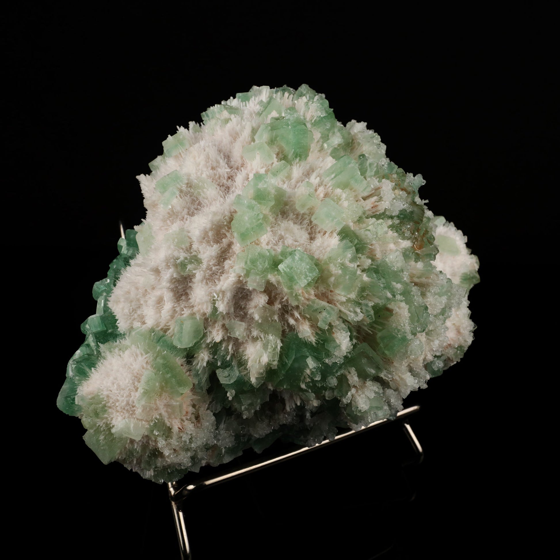 Apophyllite Green with Mordenite Natural Mineral Specimen # B 5601 Apophyllite Superb Minerals 