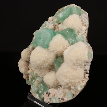 Apophyllite Green with Mordenite Natural Mineral Specimen # B 5959 Apophyllite Superb Minerals 