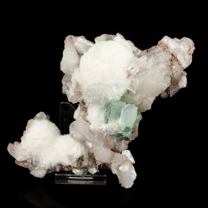 Apophyllite Green with Mordenite Natural Mineral Specimen # B 6537 Apophyllite Superb Minerals 