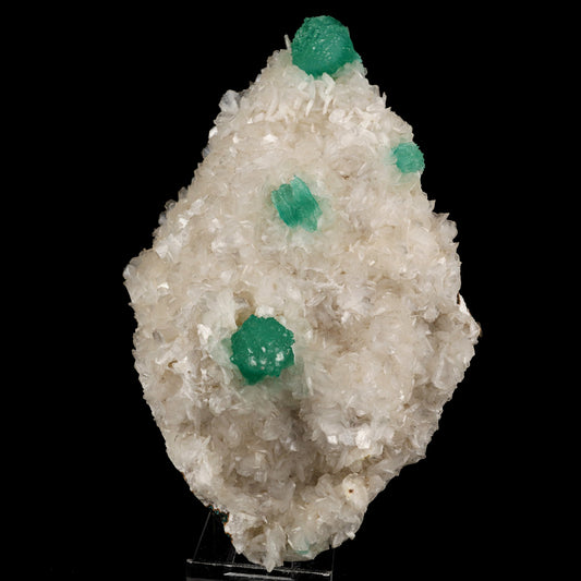 Apophyllite green with Stilbite Natural Mineral Specimen # B 6016 Apophyllite Superb Minerals 