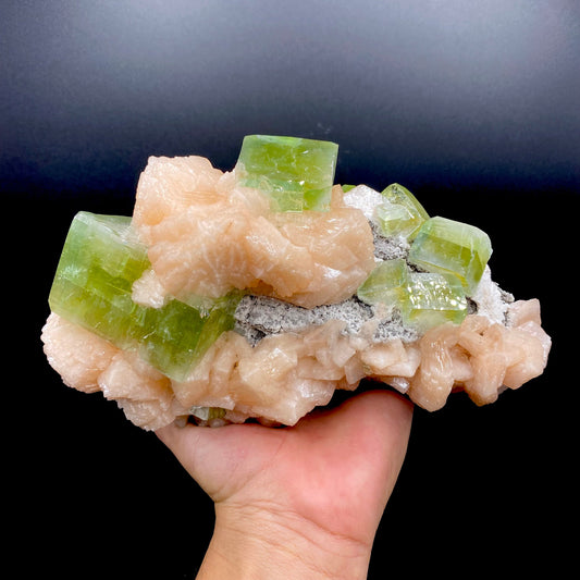 Apophyllite & Stilbite DK105 Superb Minerals 