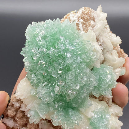 Apophyllite, Stilbite & Heulandite. Multiple Crystal Generations. Apophyllite Superb Minerals 