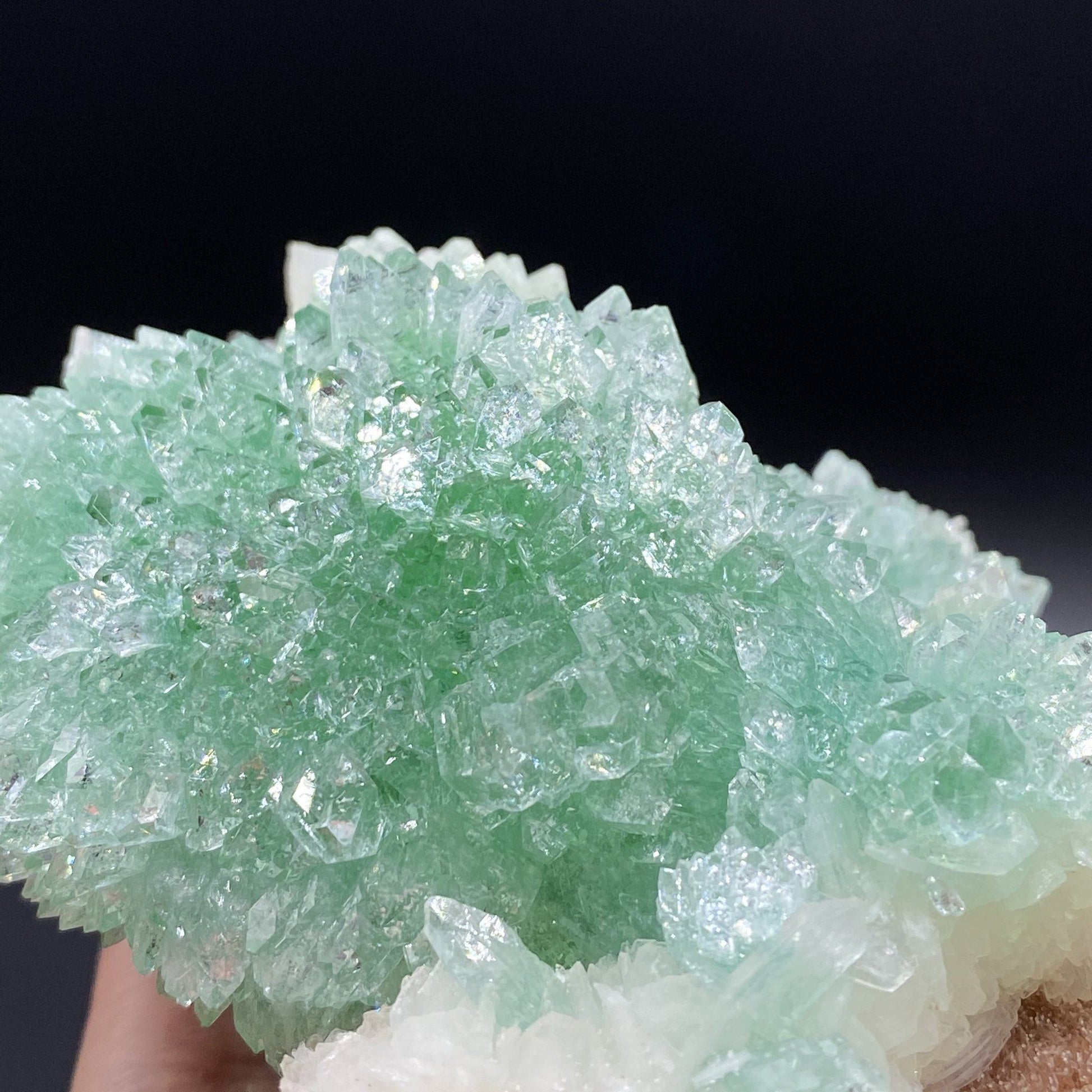 Apophyllite, Stilbite & Heulandite. Multiple Crystal Generations. Apophyllite Superb Minerals 